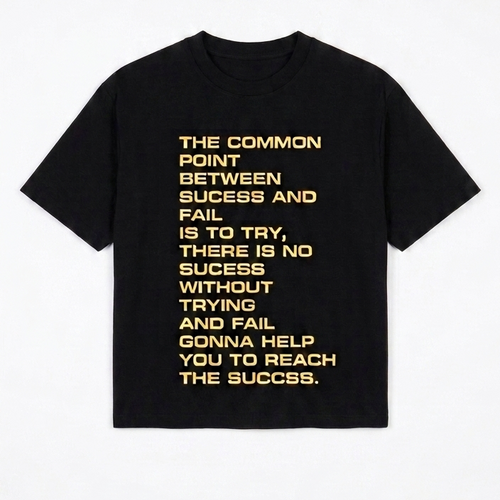 SUCCESS BLACK TEE